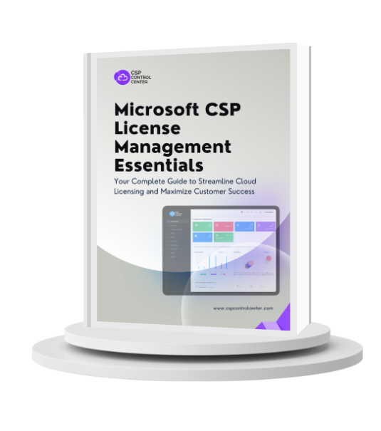 Microsoft CSP License Management Essentials ebook cover